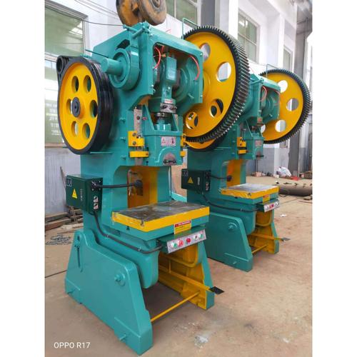 供應(yīng)JB23系列40噸普通沖床 斜齒齒輪傳動(dòng)開式可傾壓力機(jī)在沖孔應(yīng)用中的優(yōu)勢